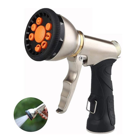 Craft911 boquilla en uso regando plantas con control y ahorro