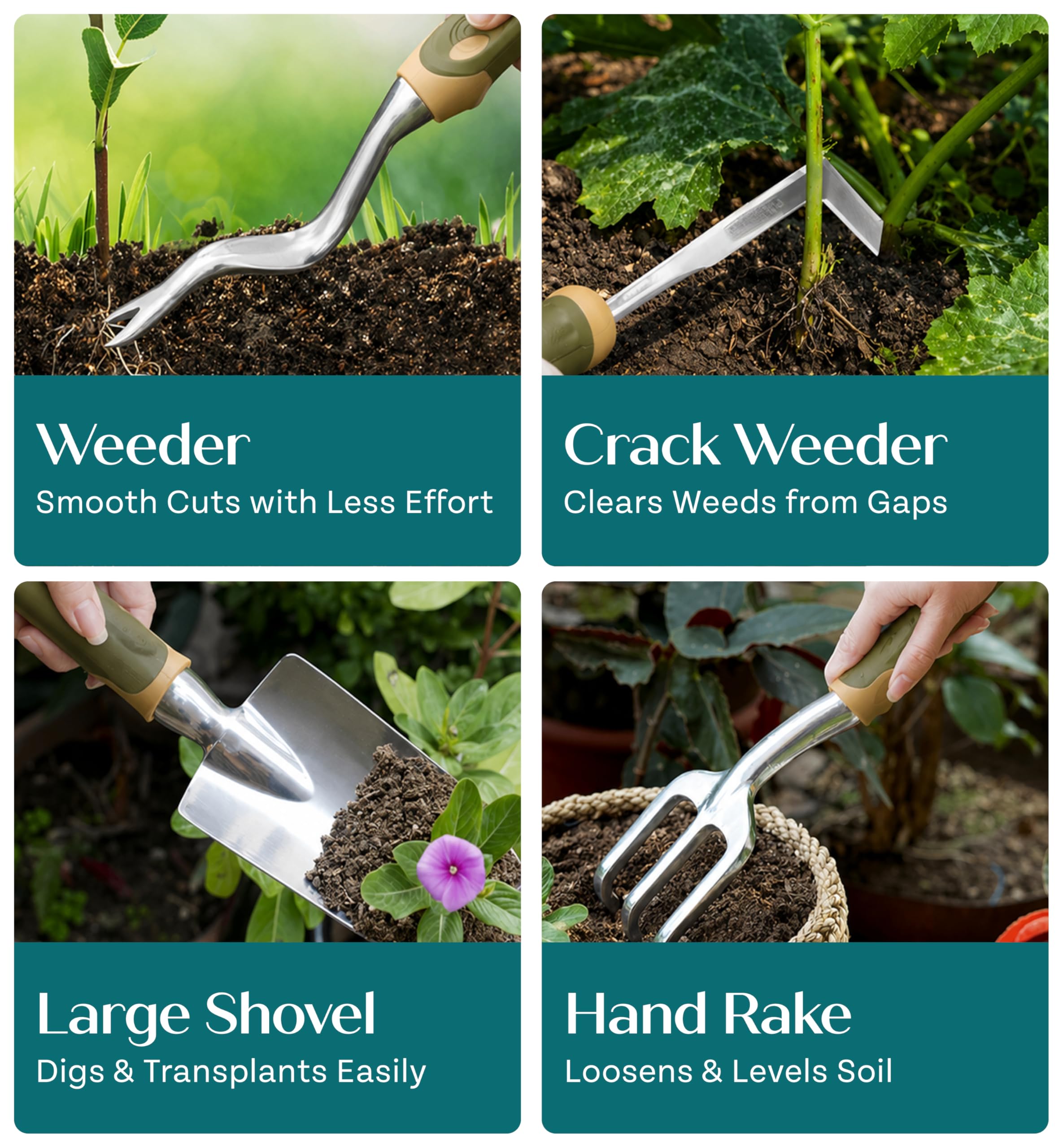 Craft911 guantes y etiquetas para plantas, protección y organización del huerto