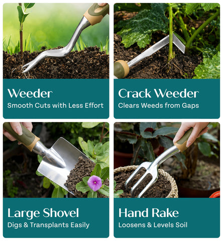Craft911 guantes y etiquetas para plantas, protección y organización del huerto