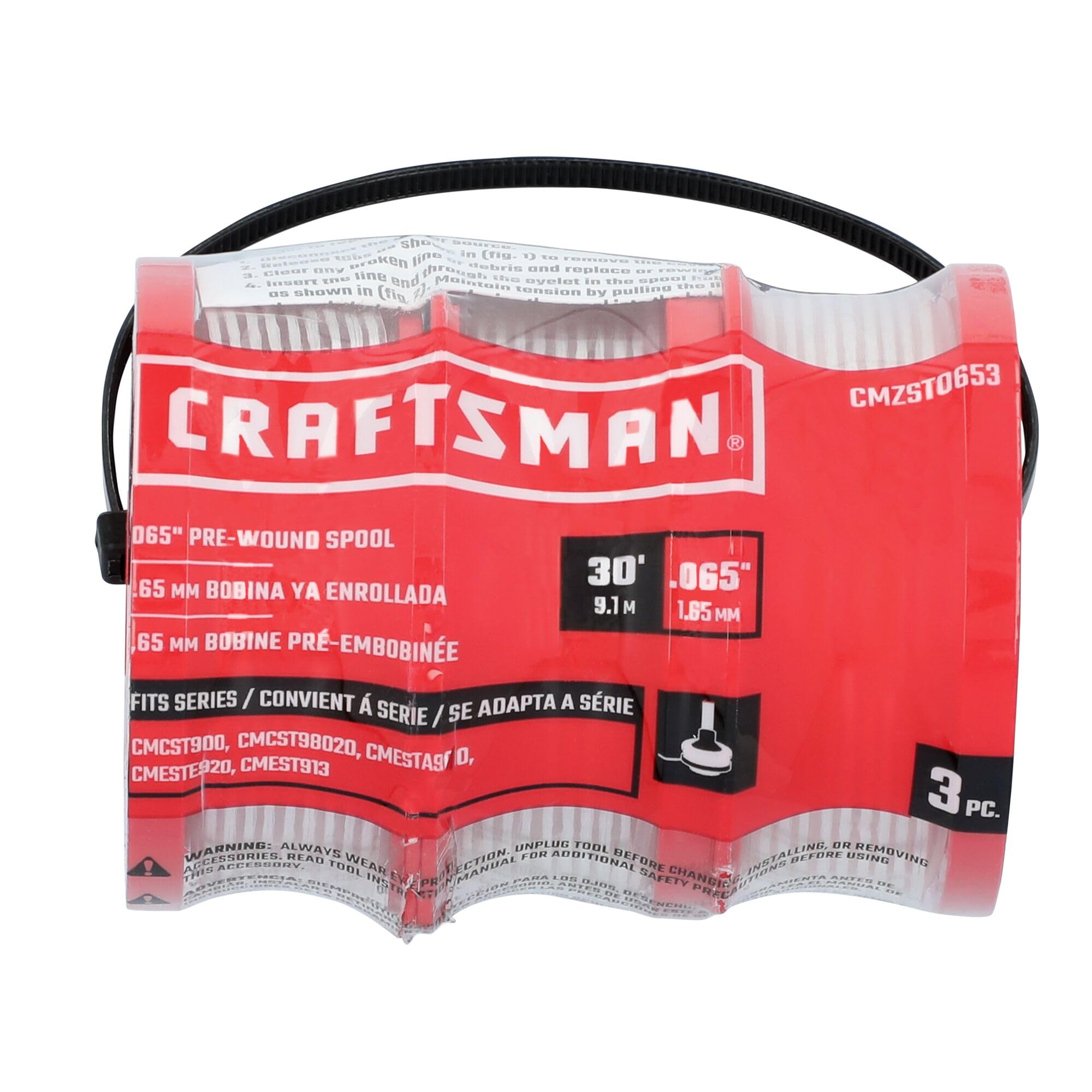CRAFTSMAN cierre y etiqueta del carrete garantizan compatibilidad OEM
