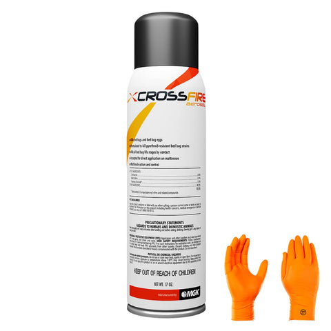 USA Supply CrossFire lata frontal mostrando tamaño y uso seguro