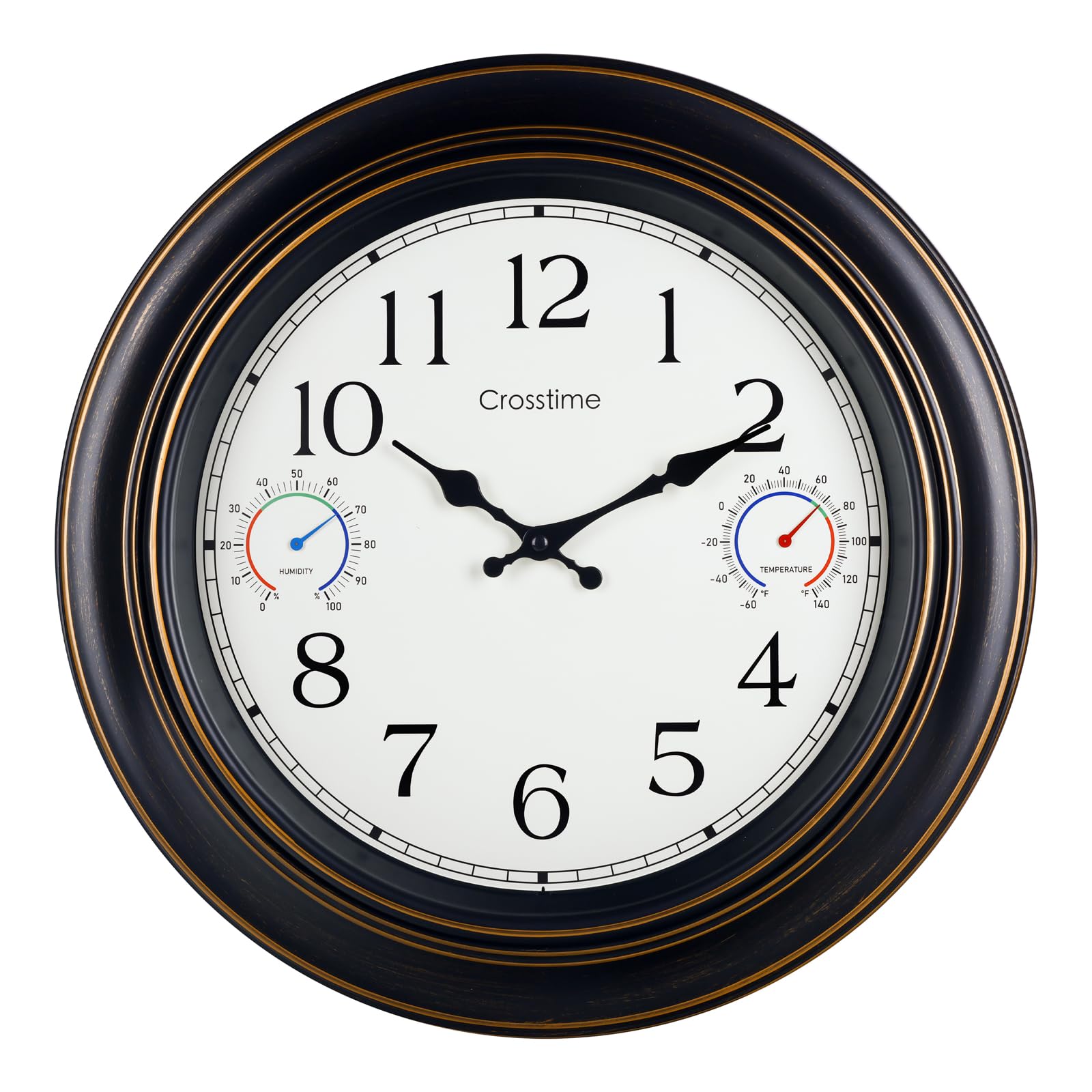 Crosstime reloj frontal claro y legible, mejora la estética del patio