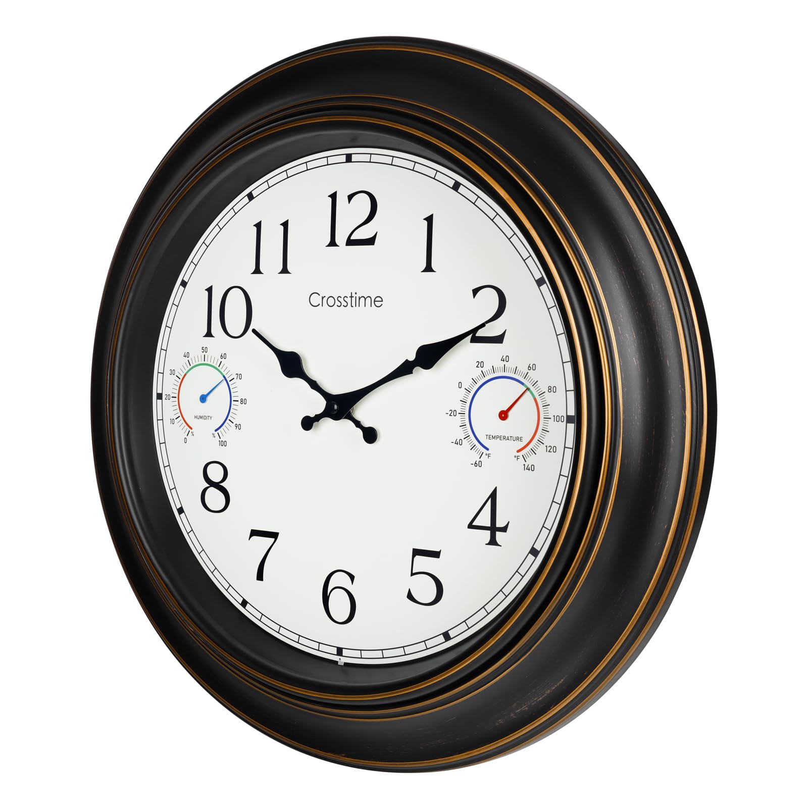Crosstime reloj junto a piscina, resistente al agua y estilo retro