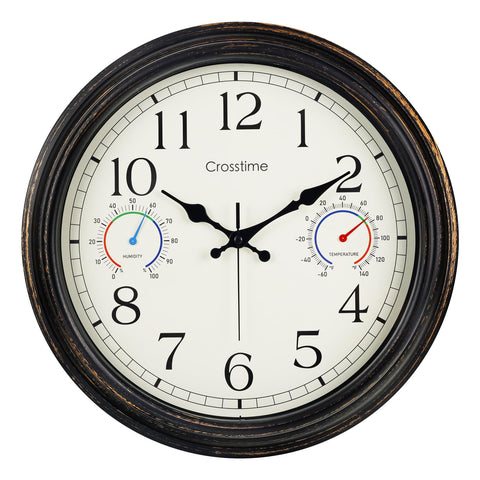 crosstime imagen frontal del reloj exterior bronce mostrando diseño y visibilidad