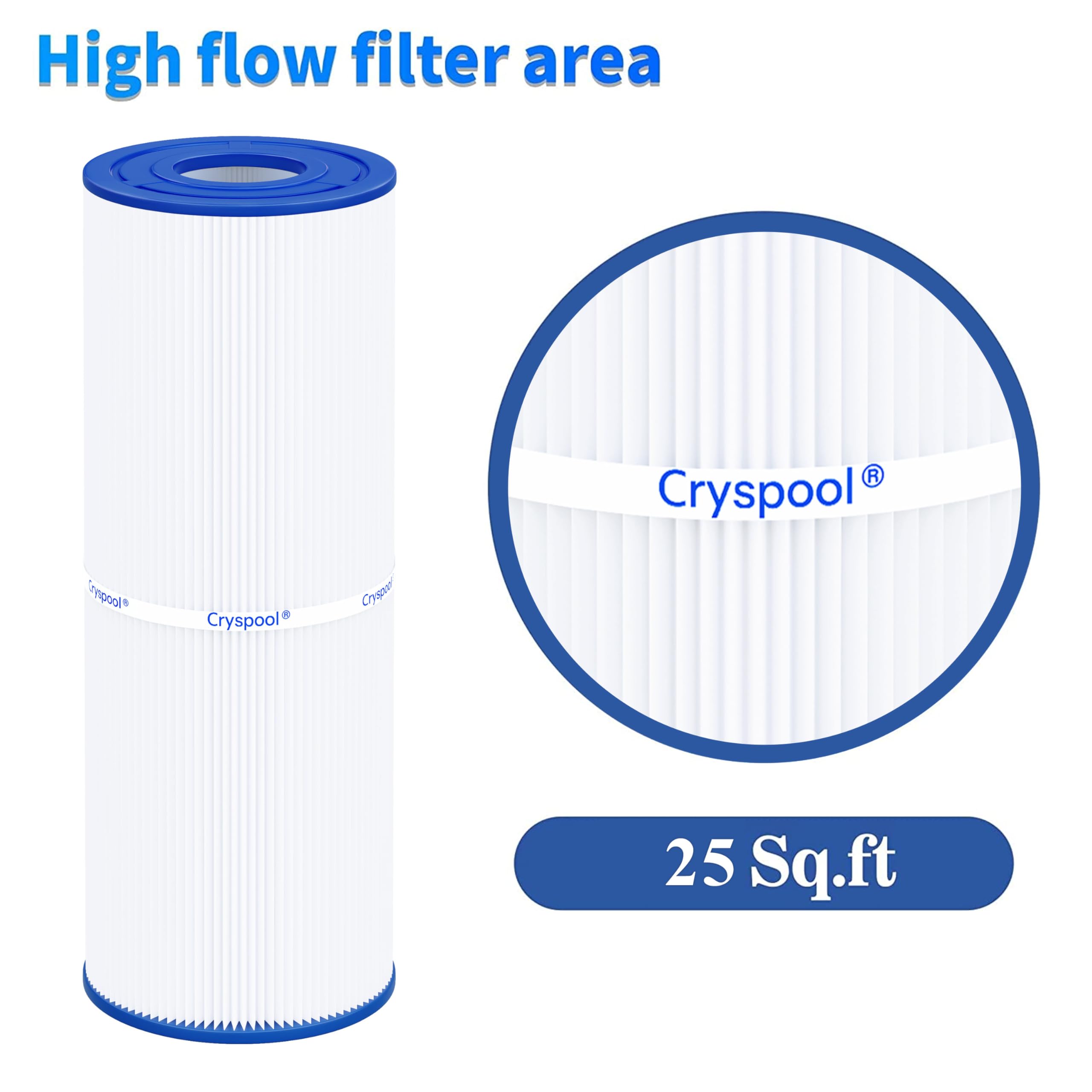 Cryspool cartucho junto a regla para comparar tamaño y verificar compatibilidad