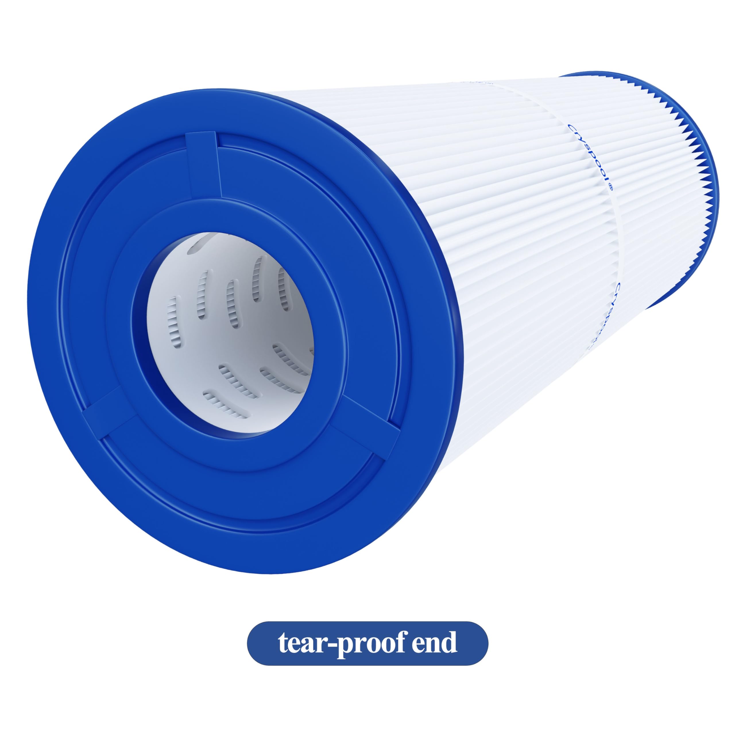 Cryspool tejido trilobal en primer plano, mayor captura de partículas