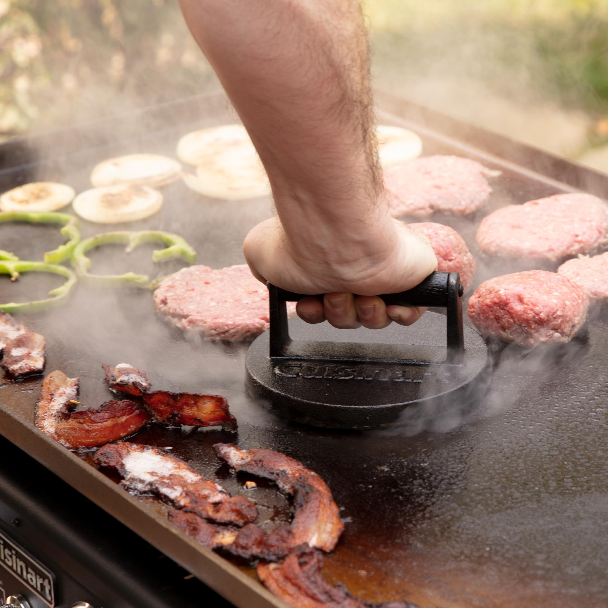 Cuisinart empaque y etiqueta que indica calidad y especificaciones