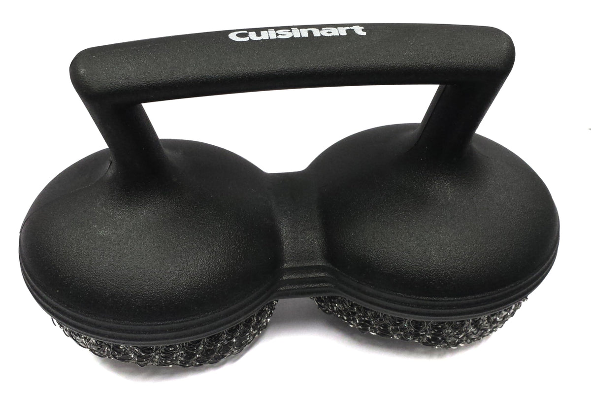 Cuisinart Power Scour vista frontal mostrando discos para limpieza potente
