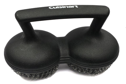 Cuisinart Power Scour vista frontal mostrando discos para limpieza potente