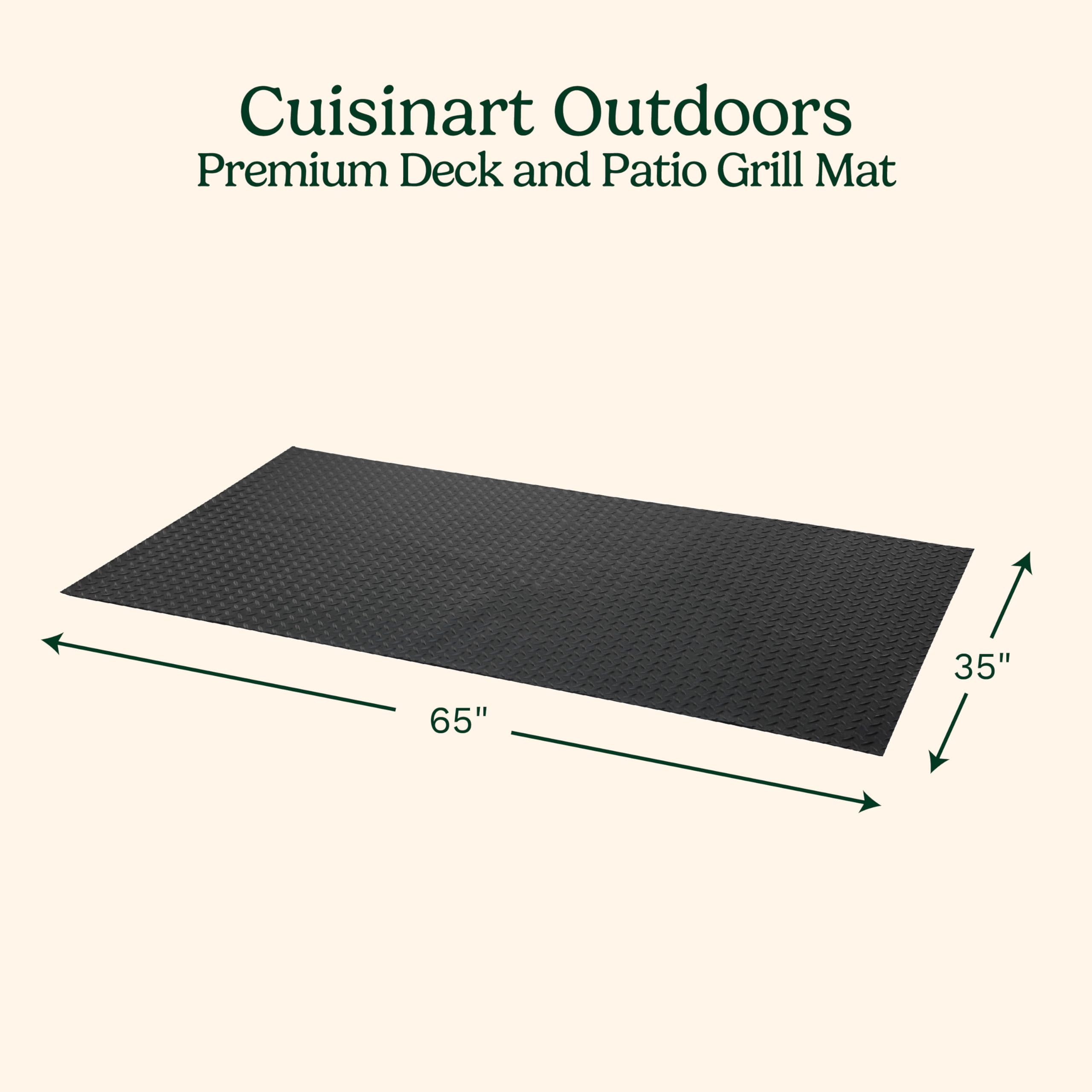 Cuisinart textura de PVC en primer plano que facilita limpieza