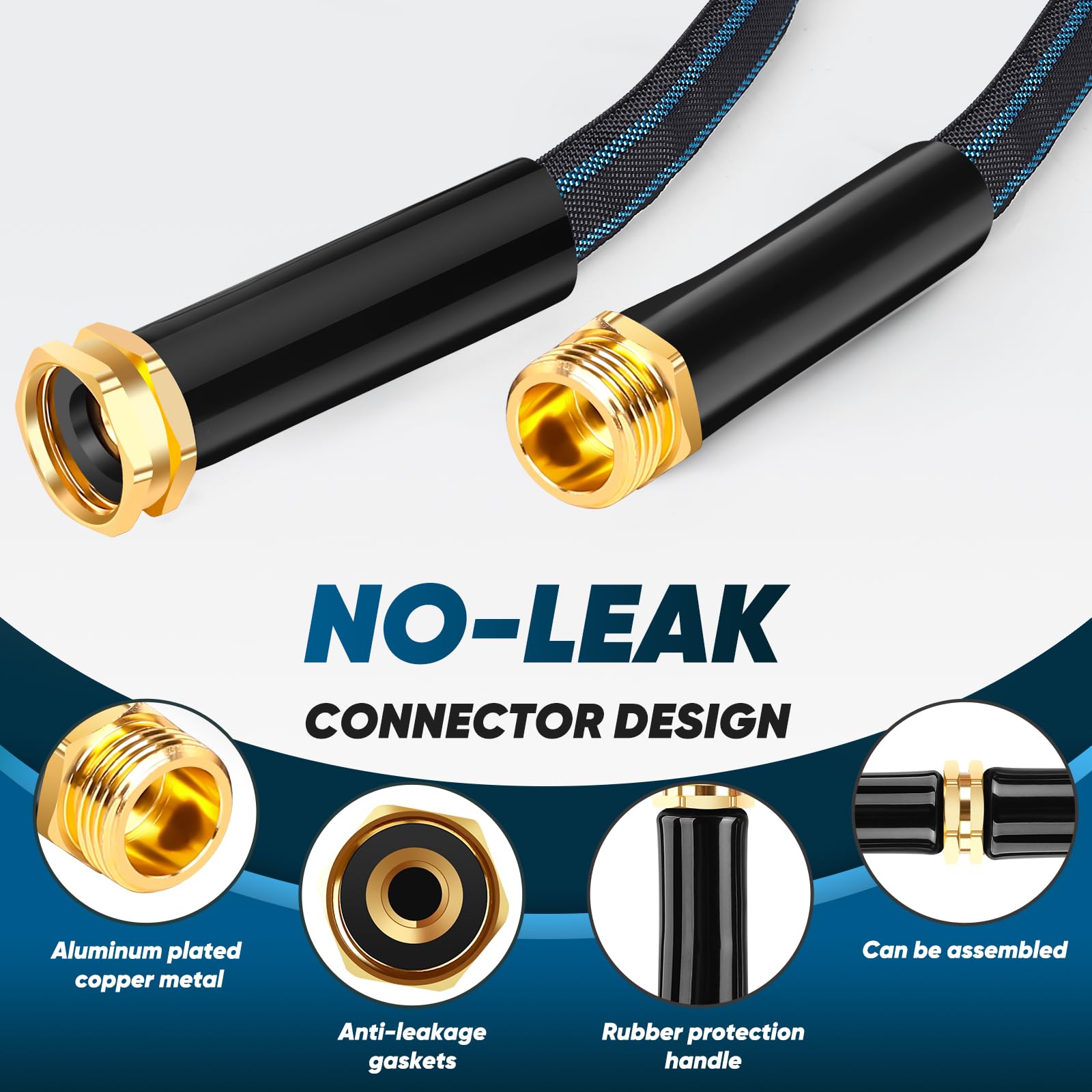 Conector metálico CXEZSIK chapado en cobre contra fugas