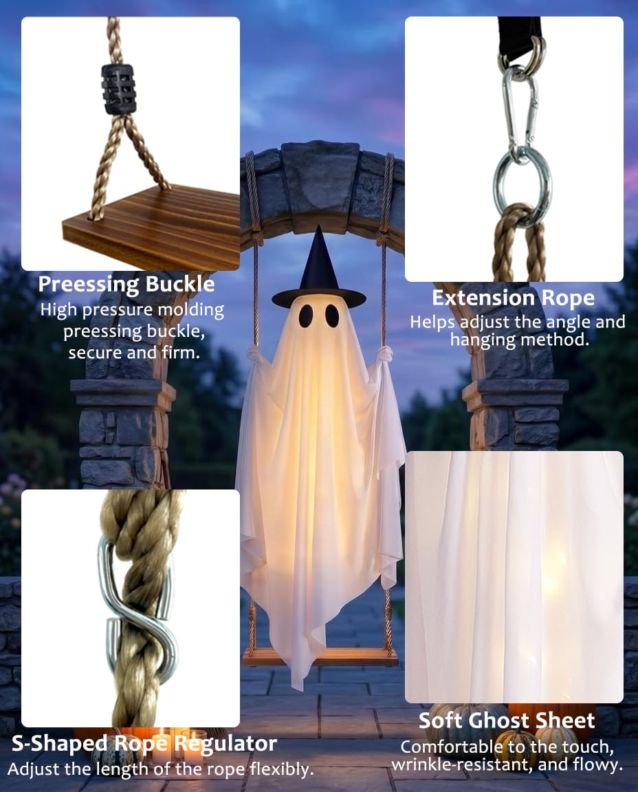 CYSKXYI fantasma junto a persona para comparar tamaño de 1,5 m