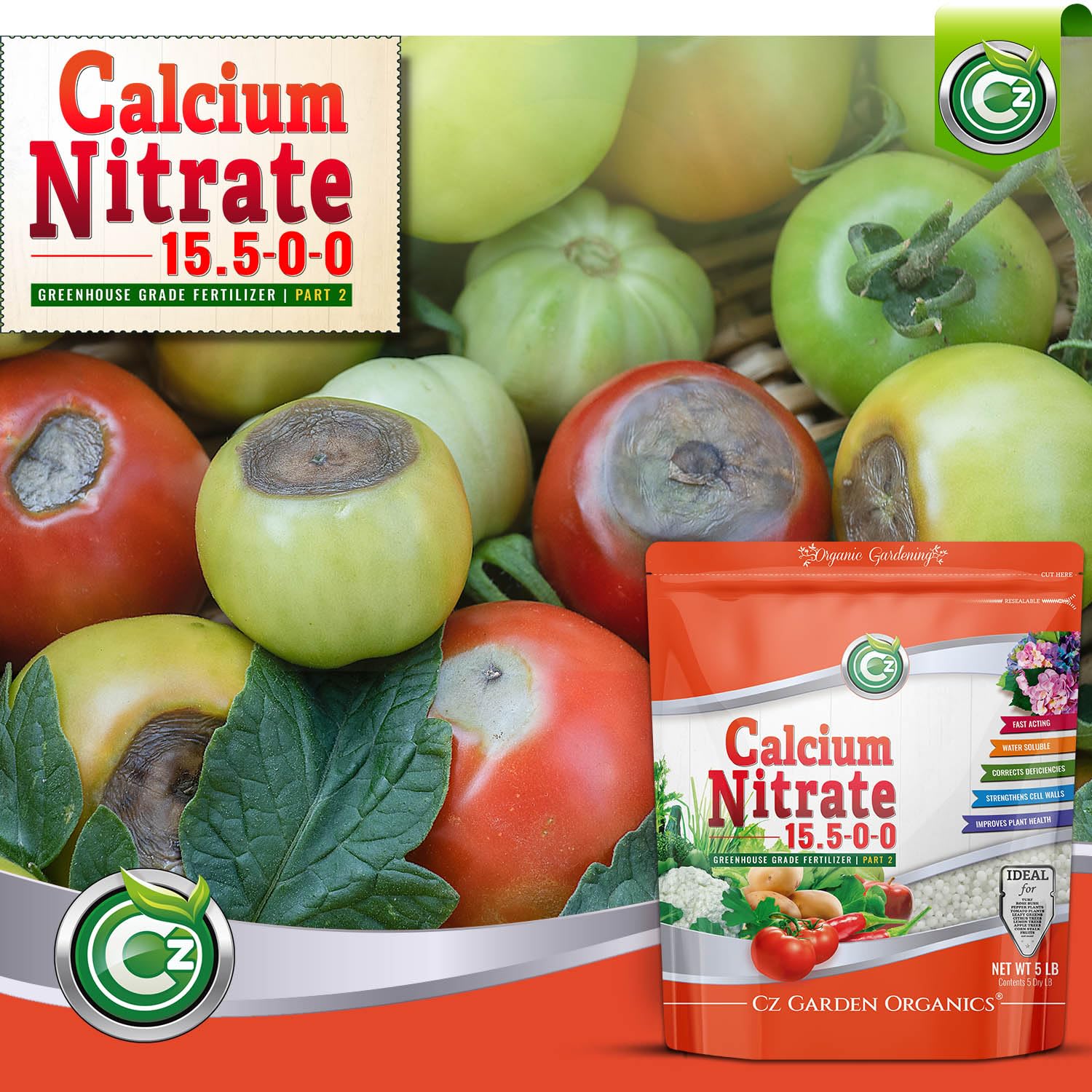 Cz Garden solución nutritiva transparente lista para riego eficiente