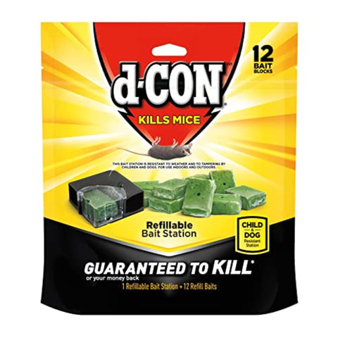 d-Con estación frontal colocada en esquina, seguridad y discreción