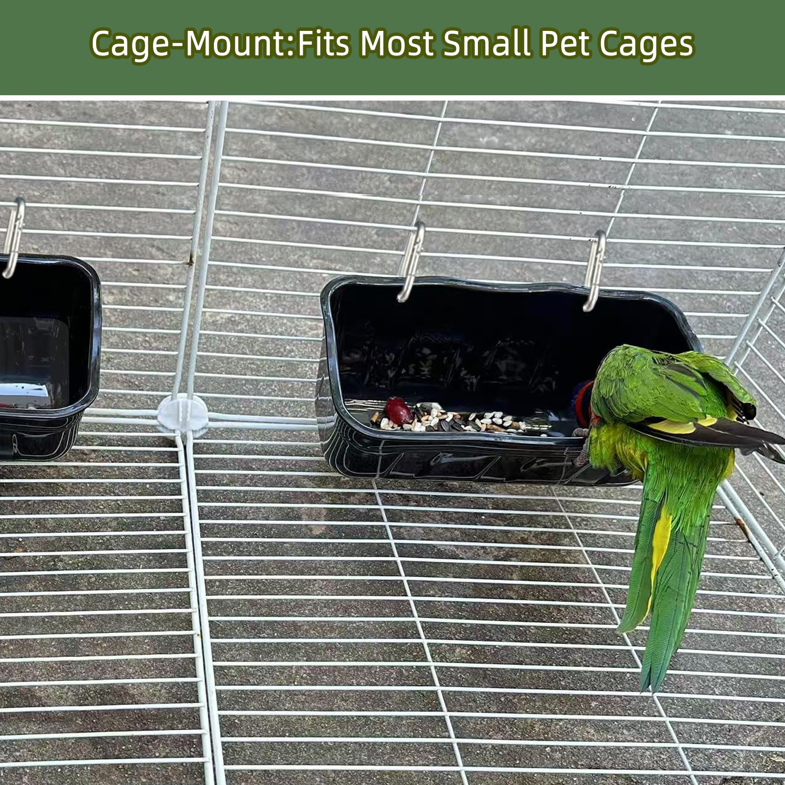 DallerSoode superficie lisa del comedero, limpieza rápida y mantenimiento sencillo