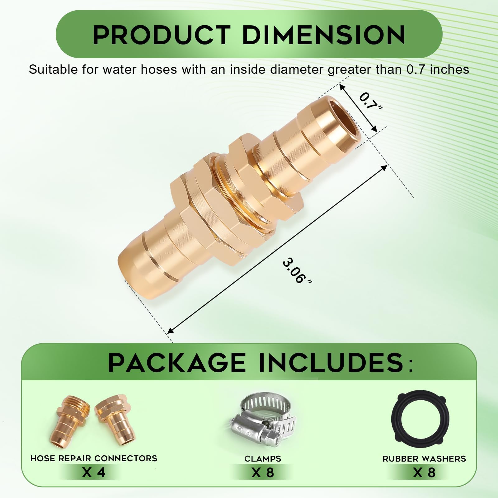 Dalmbox primer plano del conector hembra que muestra encaje fácil y estanqueidad