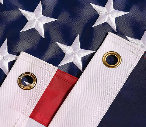 DANF FLAG detalle de costuras reforzadas que evitan deshilachado y desgaste