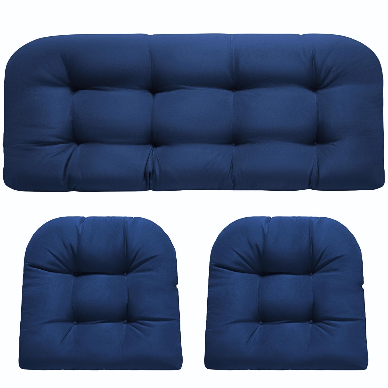 DANGHOOGY cojín loveseat frontal mostrando ajuste y confort