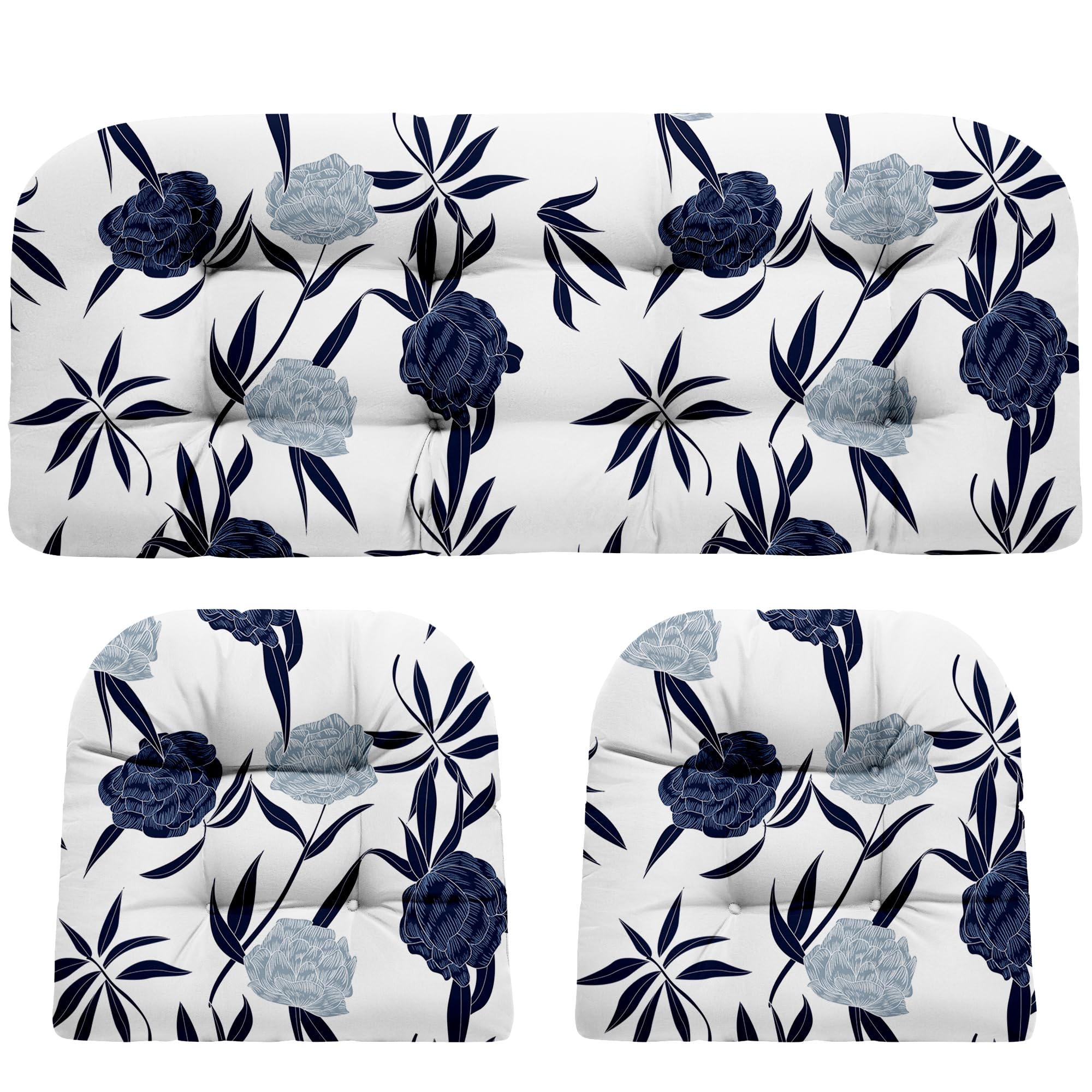DANGHOOGY cojín loveseat frontal mostrando ajuste y confort