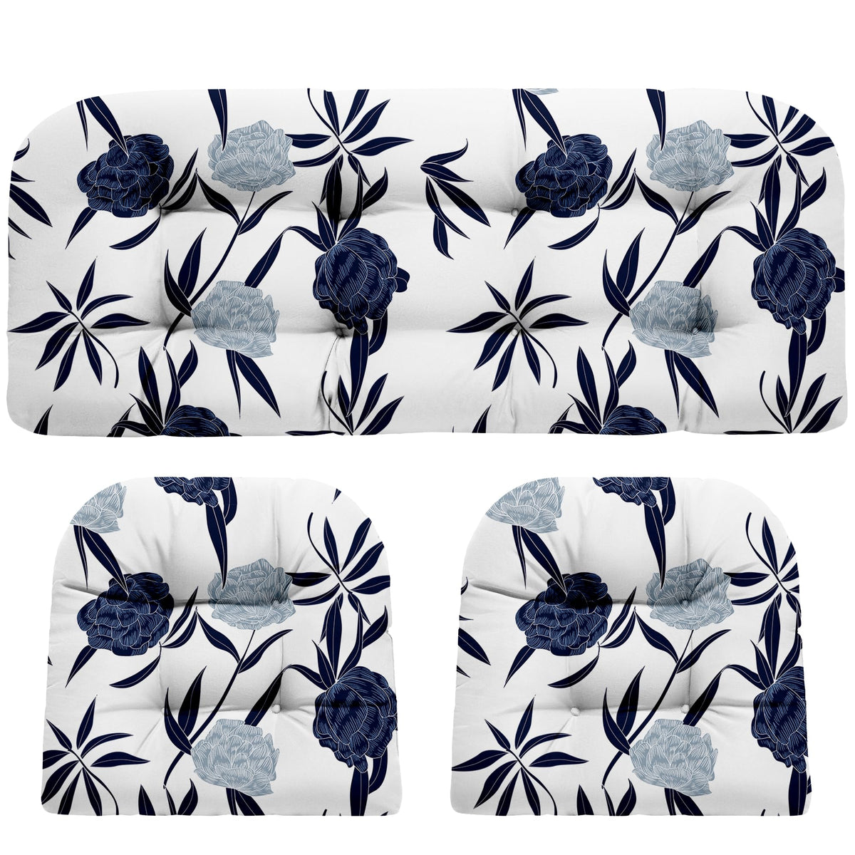 DANGHOOGY cojín loveseat frontal mostrando ajuste y confort