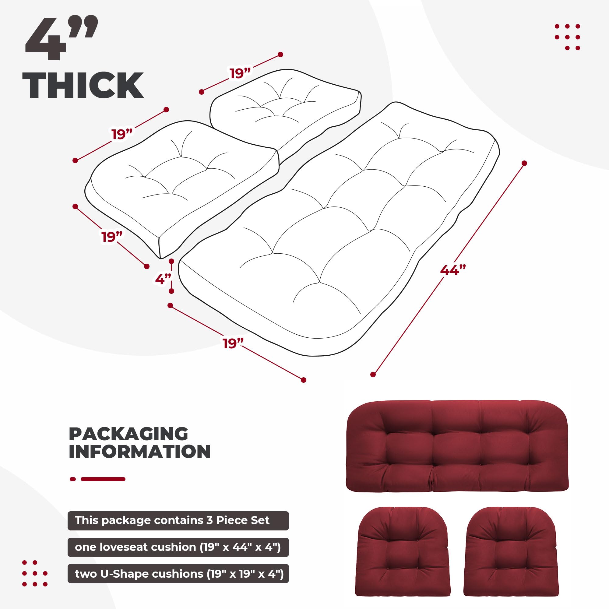 DANGHOOGY detalle de tela impermeable y resistente para exterior