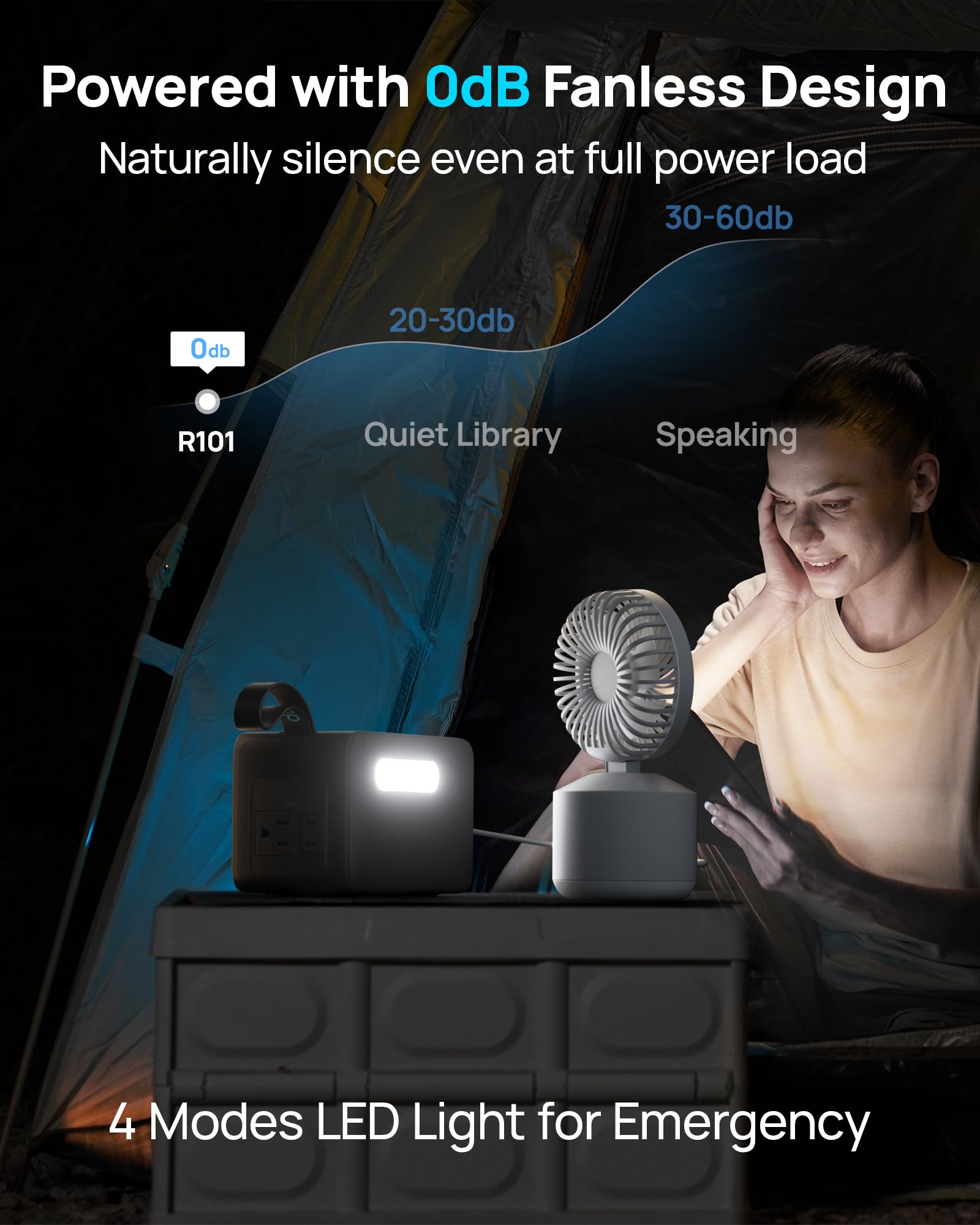 DaranEner luz LED trasera con modo SOS para seguridad nocturna