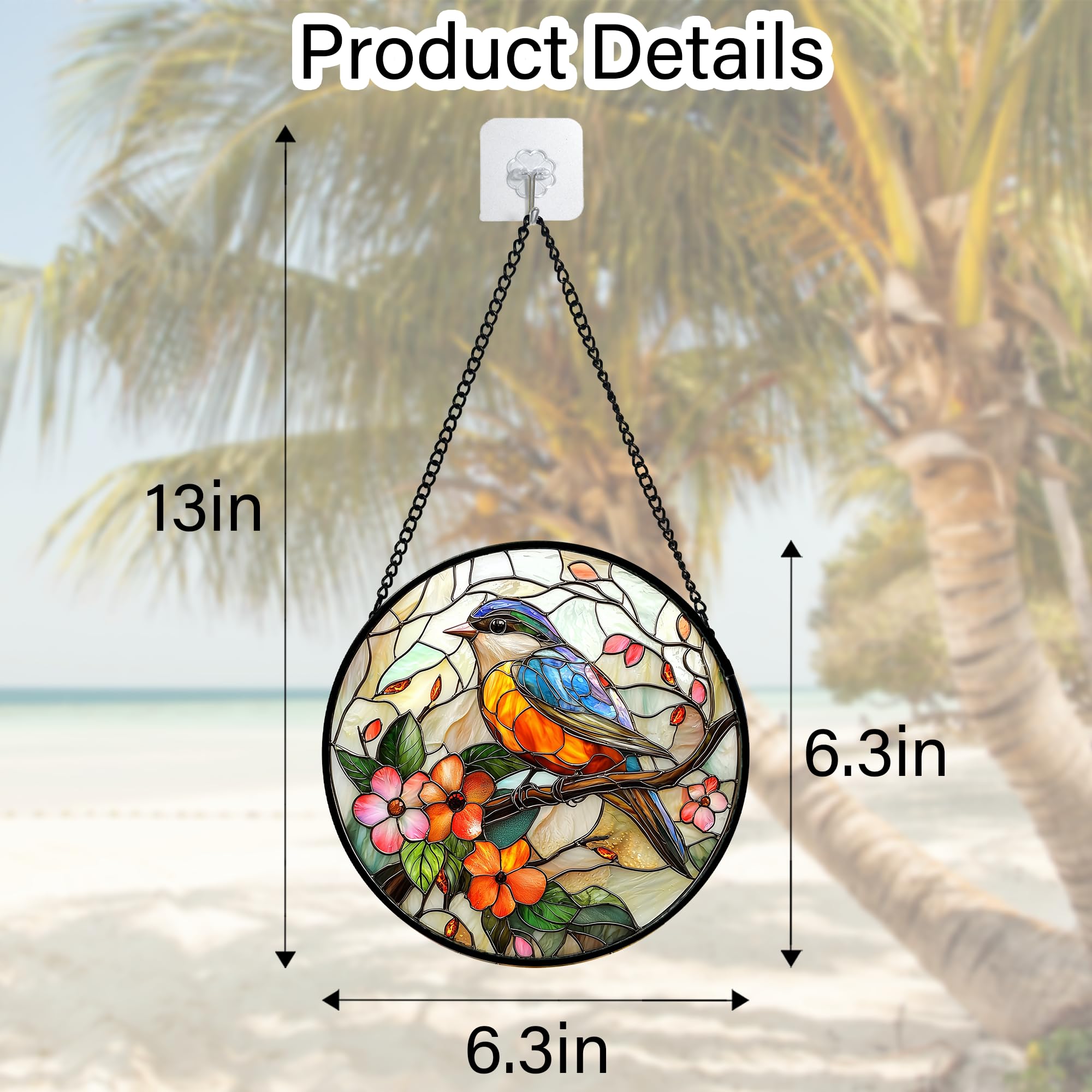 DASTOLL suncatcher en ventana con luz natural crea ambiente brillante