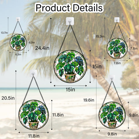 DASTOLL detalle de la hoja Monstera realzando el diseño botánico