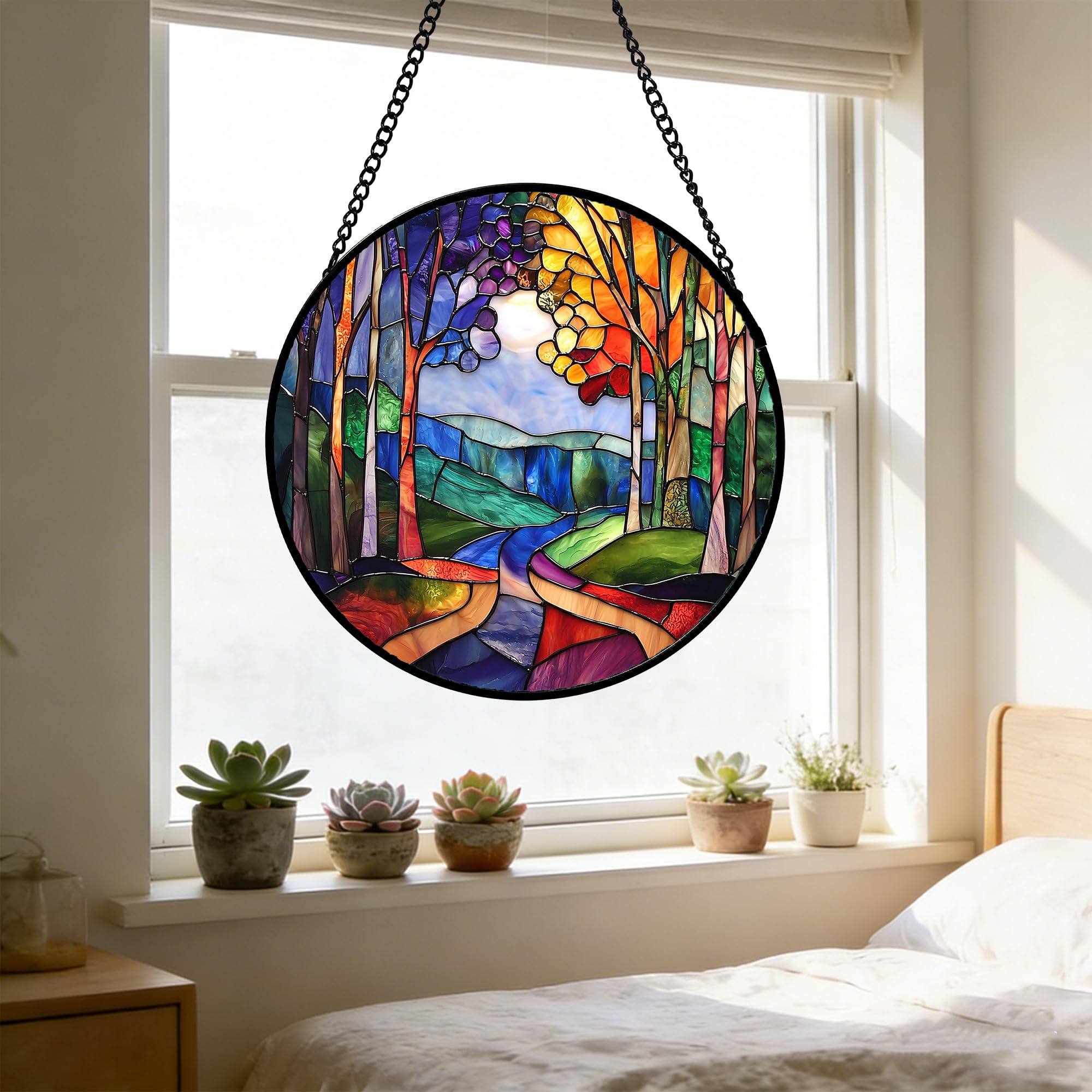 DASTOLL en ventana con luz matutina proyecta bellos reflejos