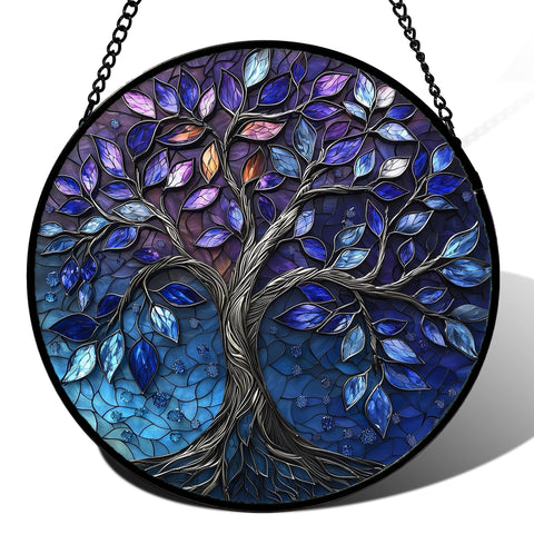 DASTOLL placa frontal Árbol de la Vida, decoración con colores vibrantes