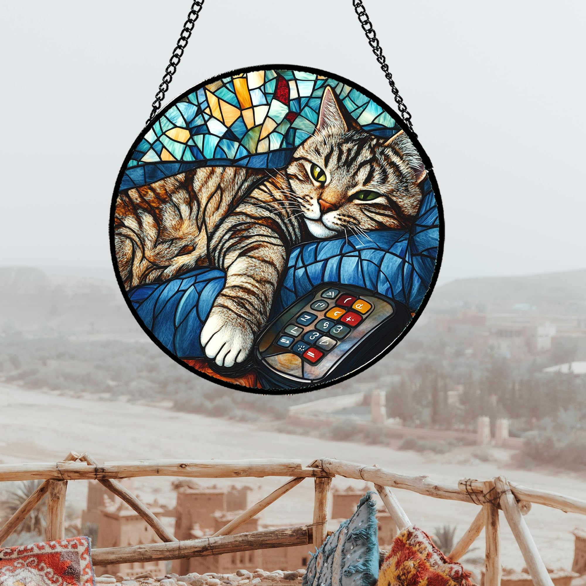 DASTOLL gato gris junto a mano para mostrar tamaño compacto