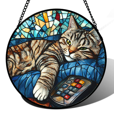 DASTOLL gato gris vista frontal detalle decorativo y color