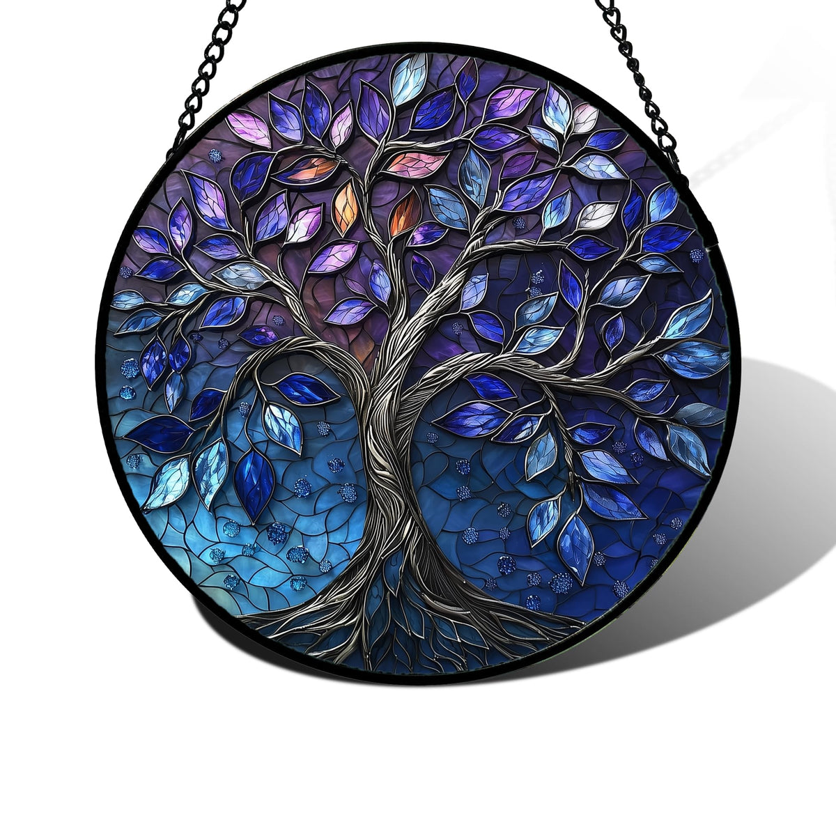 DASTOLL panel frontal azul morado que capta luz natural y decora