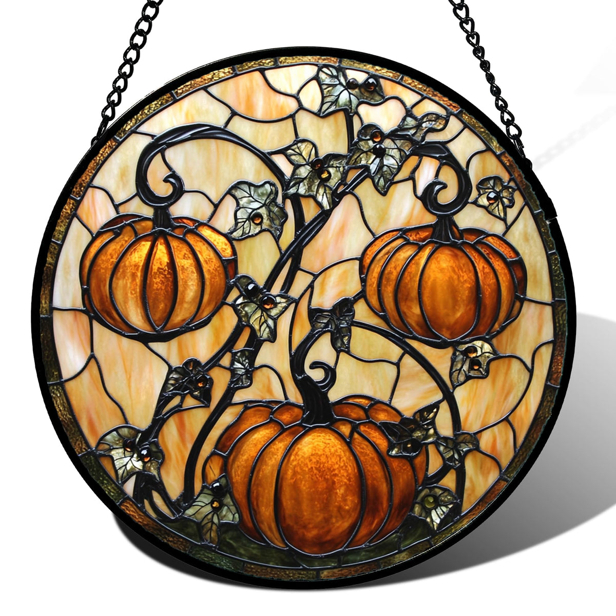 DASTOLL colgante frontal con calabaza vibrante y atractivo estético