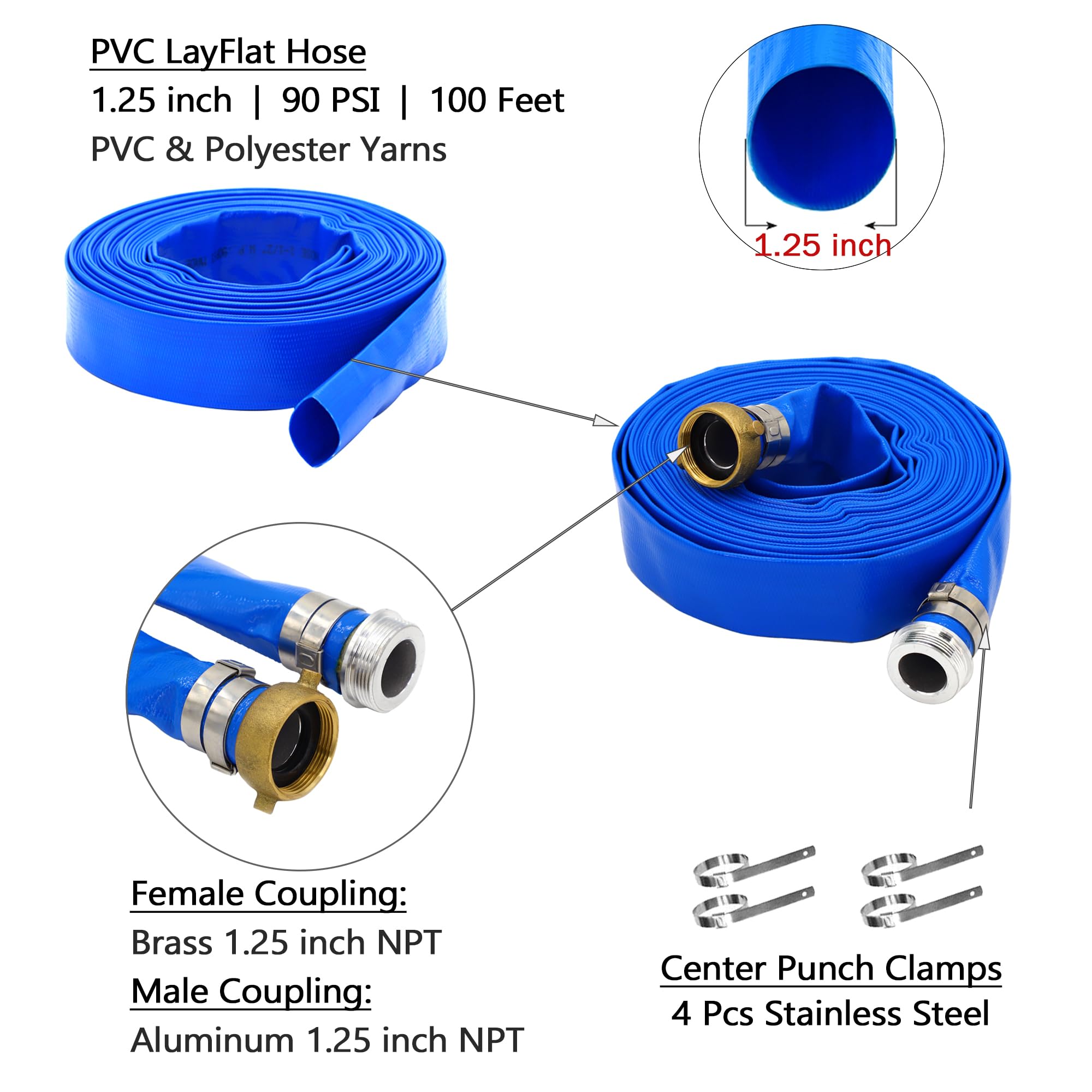 DAVCO conector de aluminio con ajuste seguro y sin fugas