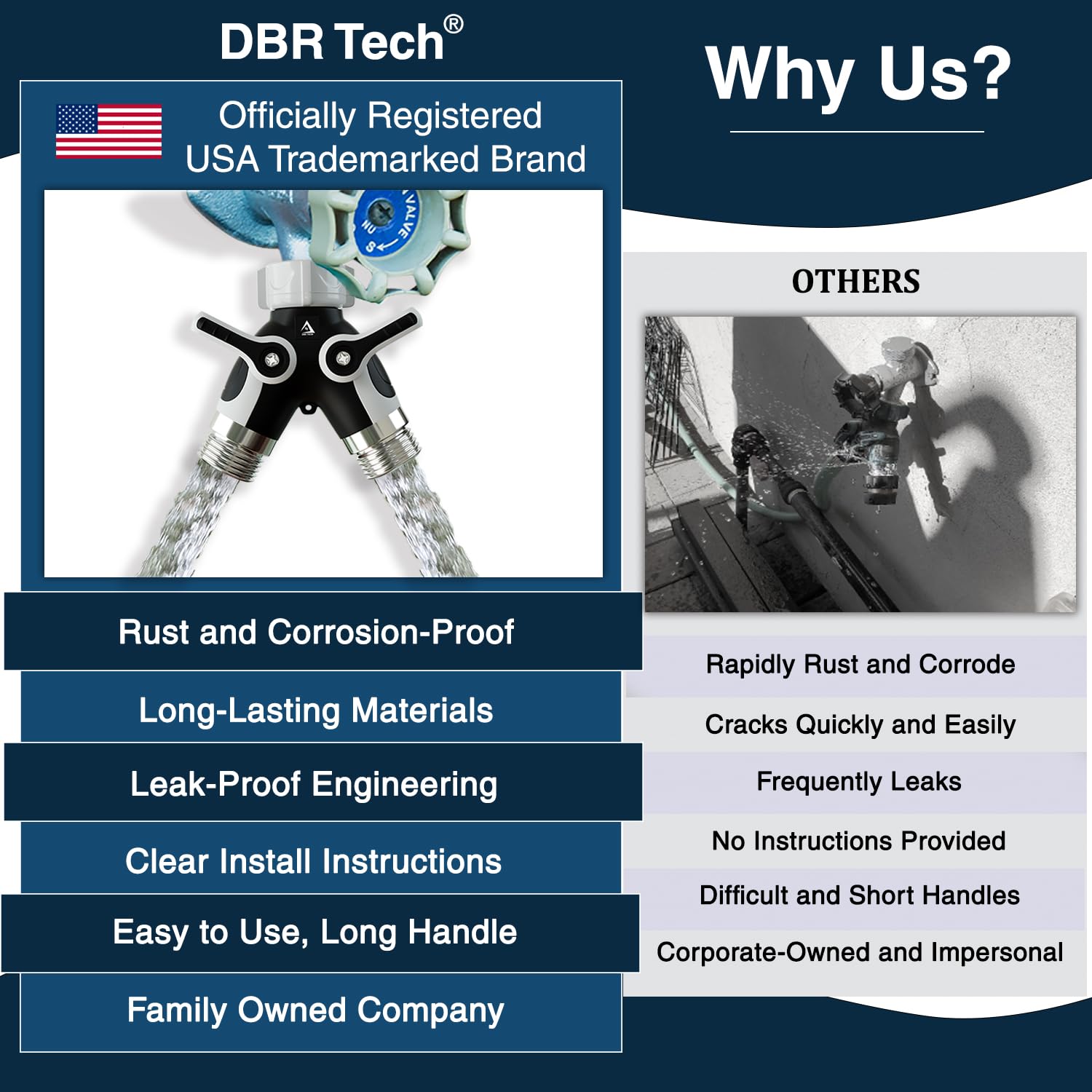 DBR Tech comparativa tamaño con mano para referencia y manejo cómodo