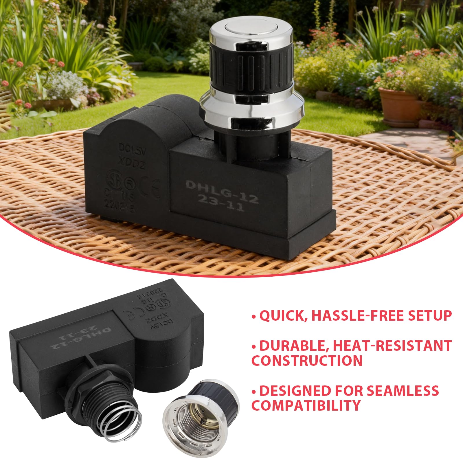 DcYourHome comparación de tamaño del kit para Blackstone 28" fácil montaje
