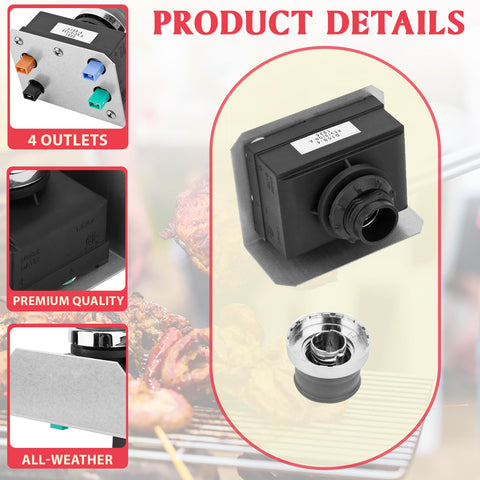 DcYourHome ignitor kit completo con cuatro salidas listo para instalar
