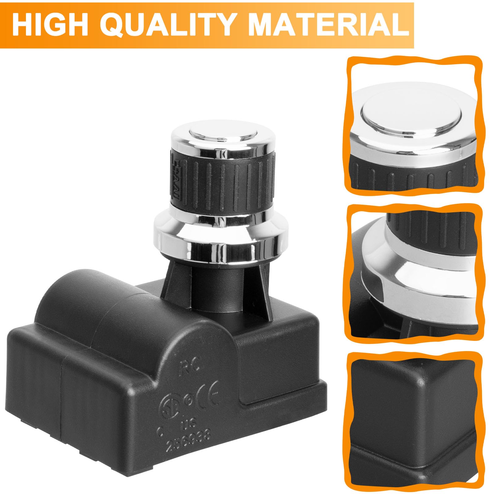 DcYourHome vista lateral con dimensiones para confirmar compatibilidad exacta