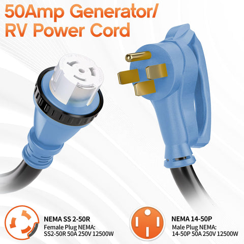 Deeklify primer plano del conector NEMA14-50P, conexión segura y fiable
