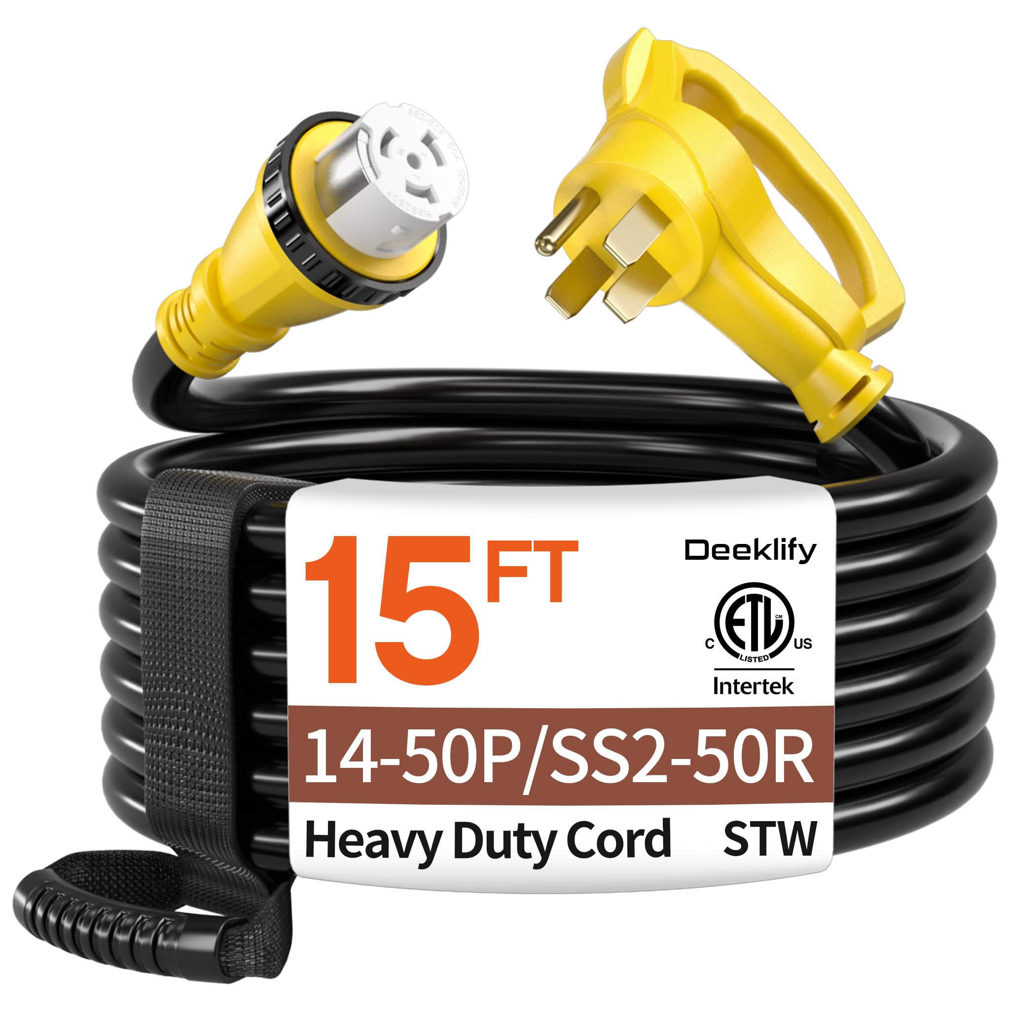Deeklify vista frontal del conector NEMA y SS2 con seguridad