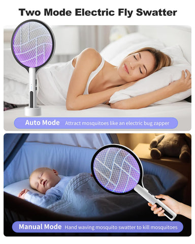 DEEZEE luz UV en la base atrayendo insectos para eliminar de noche