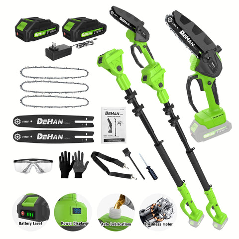 DEHANTOOLS empaque frontal mostrando la herramienta y ventajas de portabilidad