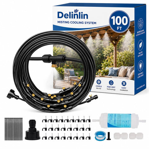 Delinlin kit frontal mostrando componentes para instalación rápida y modular
