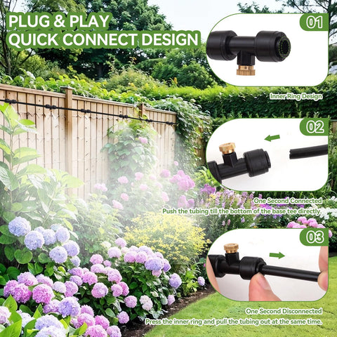 Delinlin tubería flexible instalada alrededor de un poste para facilitar montaje DIY
