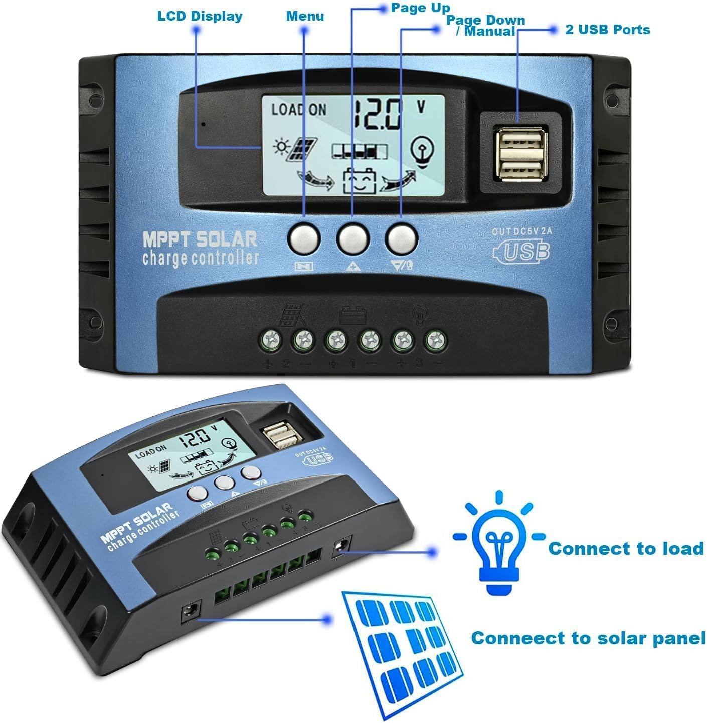 Depvko en un RV suministrando energía y cargando dispositivos móviles