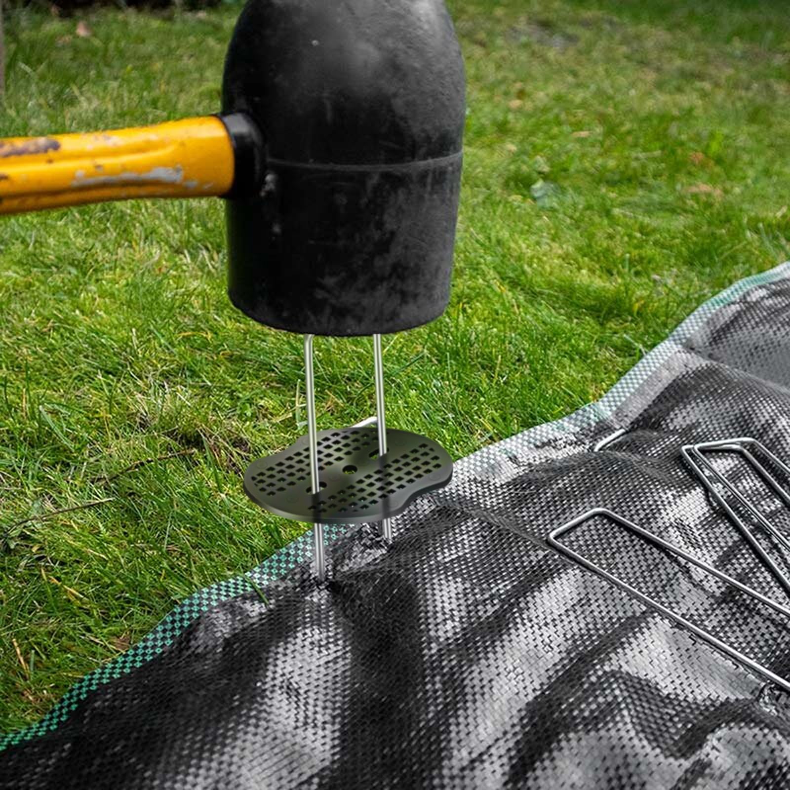 Deritec herramientas y piezas usadas en proyecto real de jardín