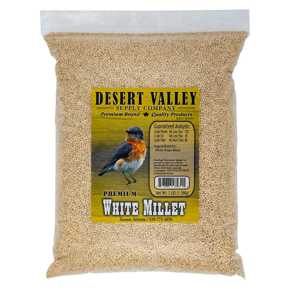 Desert Valley Supply bolsa frontal mostrando 3 lb y beneficio frescura