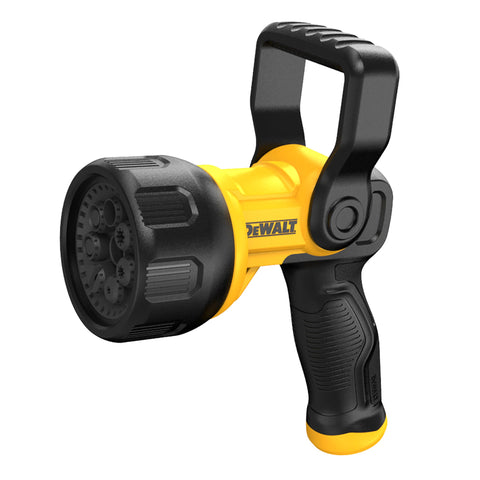 DEWALT boquilla frontal mostrando construcción robusta y versatilidad