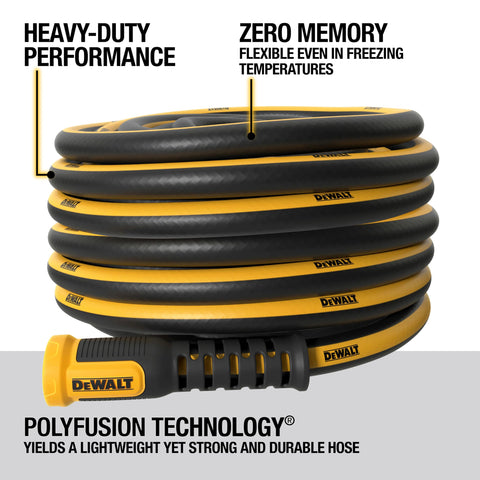 DEWALT detalle del material híbrido que demuestra flexibilidad en clima frío
